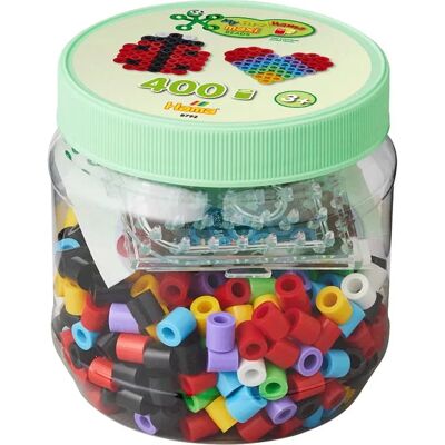 Hama Maxi - Słoik Z Koralikami + Podkładki 8792 Hama Maxi - Słoik Z Koralikami + Podkładki 8792