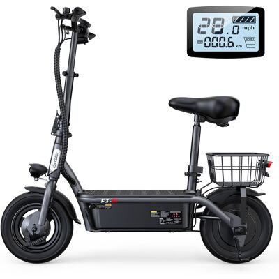 Hulajnoga Elektryczna Iscooter F3 Z Siedziskiem, Silnik 1000 W, Akumulator 48 V 13 Ah, Zasięg 55–60 Km, Prędkość 25 Km/h, Koła 10 Cali, Tylny Koszyk.. Hulajnoga Elektryczna Iscooter F3 Z Siedziskiem, Silnik 1000 W, Akumulator 48 V 13 Ah, Zasięg 55–60 Km, Prędkość 25 Km/h, Koła 10 Cali, Tylny Koszyk..