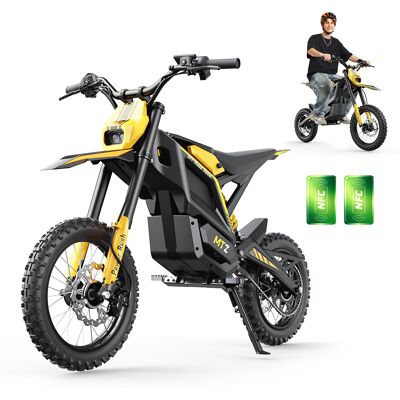 Iscooter Mt2 Elektryczny Motocykl, 48v 22,5ah, 3000w, Do 60 Km/h, 56–72 Km, Żółty Iscooter Mt2 Elektryczny Motocykl, 48v 22,5ah, 3000w, Do 60 Km/h, 56–72 Km, Żółty