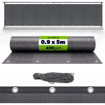 Kadax Osłona Balkonowa 0.9 X 5m Czarna Kadax Osłona Balkonowa 0.9 X 5m Czarna