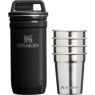 Kieliszki Metalowe W Etui Pre-Party Hammertone Black / Stanley Kieliszki Metalowe W Etui Pre-Party Hammertone Black / Stanley