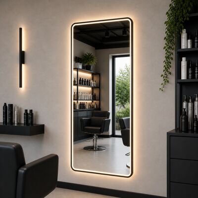 ENZO Konsoleta Fryzjerska Lustro Dotykowa Led Mirron 70x170 ENZO Konsoleta Fryzjerska Lustro Dotykowa Led Mirron 70x170