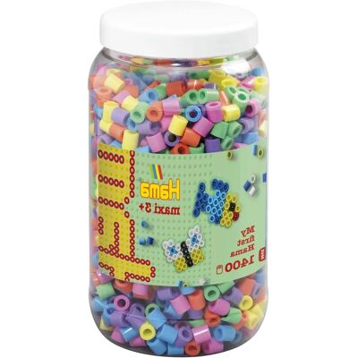 Hama Koraliki Naprasowywane Maxi 10 Mm Pastella Mieszanka Około 1400 Szt. Hama Koraliki Naprasowywane Maxi 10 Mm Pastella Mieszanka Około 1400 Szt.
