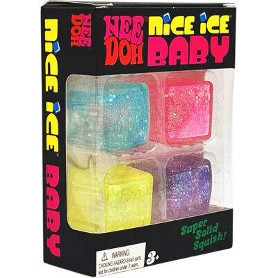 No name Kostka Lodu Zestaw 4 gniotków kostki Nice Ice Baby No name Kostka Lodu Zestaw 4 gniotków kostki Nice Ice Baby