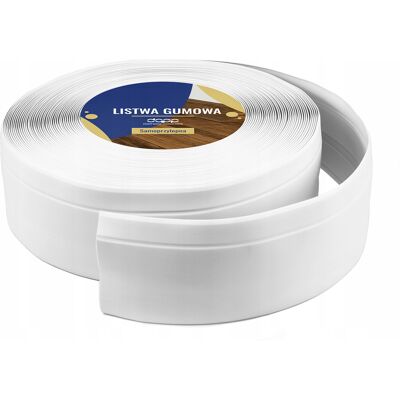 DQ-PP Listwa Przypodłogowa Gumowa 50mm Samoprzylepna Wykończeniowa Szara 25mb DQ-PP Listwa Przypodłogowa Gumowa 50mm Samoprzylepna Wykończeniowa Szara 25mb