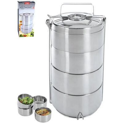 Menażka Obiadowa Orion, 4-Poziomowa, 4x900 Ml Menażka Obiadowa Orion, 4-Poziomowa, 4x900 Ml