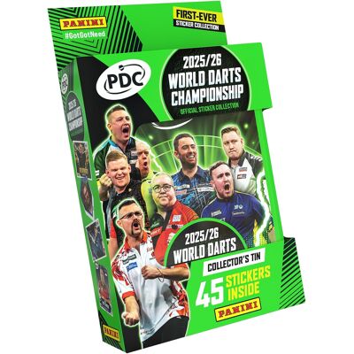 Panini Naklejki kolekcjonerskie World Darts Championship - puszka kieszonkowa, 9 Panini Naklejki kolekcjonerskie World Darts Championship - puszka kieszonkowa, 9