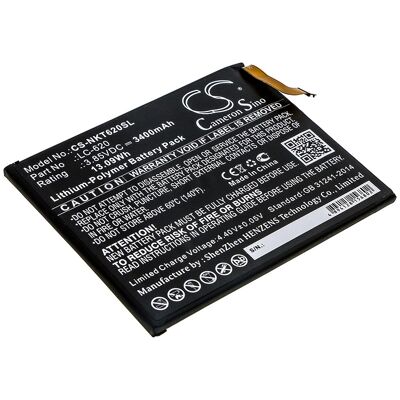 Nokia 6.2 / Lc-620 3400mah 13.09wh Li-Polymer 3.85v (Cameron Sino) Nokia 6.2 / Lc-620 3400mah 13.09wh Li-Polymer 3.85v (Cameron Sino)