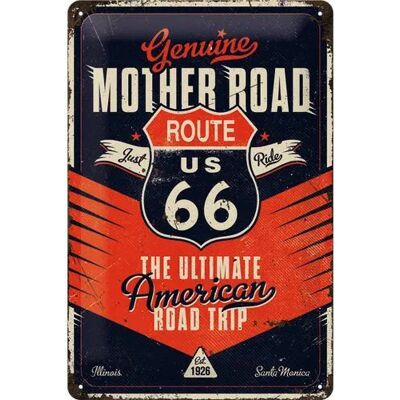 Nostalgic-Art Merchandising Gmb, Szyld 20x30 Cm Route 66 Ultima Nostalgic-Art Merchandising Gmb, Szyld 20x30 Cm Route 66 Ultima