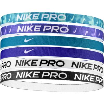 Opaski sportowe do włosów, Nike, Flex Classic, 6 szt., antypoślizgowe Opaski sportowe do włosów, Nike, Flex Classic, 6 szt., antypoślizgowe