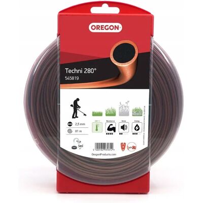 Oregon 545819 Żyłka Do Kosy Techni 280 2,5mm X 81m Oregon 545819 Żyłka Do Kosy Techni 280 2,5mm X 81m