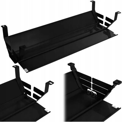 Organizer Uchwyt Maskownica Do Kabli Pod Biurko Metal Spacetronik Czarny Organizer Uchwyt Maskownica Do Kabli Pod Biurko Metal Spacetronik Czarny