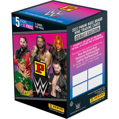 Panini WWE 2022 Debiut Edition kolekcja kart kolekcjonerskich Blaster Box Panini WWE 2022 Debiut Edition kolekcja kart kolekcjonerskich Blaster Box