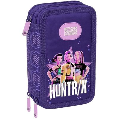 Safta Piórnik Potrójny Kpop Demon Hunters, 37 Elementów Safta Piórnik Potrójny Kpop Demon Hunters, 37 Elementów
