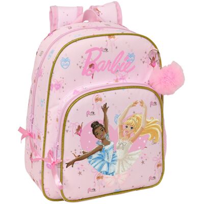 Plecak szkolny Barbie Ballet 34 cm, adaptacyjny do trolley SAFTA Plecak szkolny Barbie Ballet 34 cm, adaptacyjny do trolley SAFTA