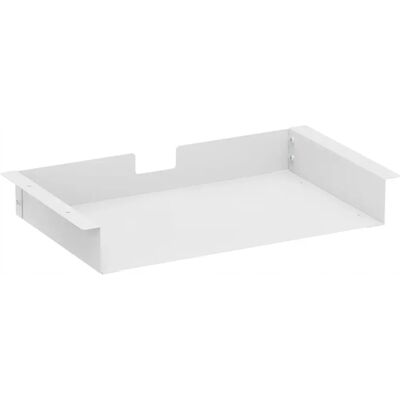 Półka Podbiurkowa Podblatowa Spacetronik 45x25cm 5kg Metalowa Biała Półka Podbiurkowa Podblatowa Spacetronik 45x25cm 5kg Metalowa Biała