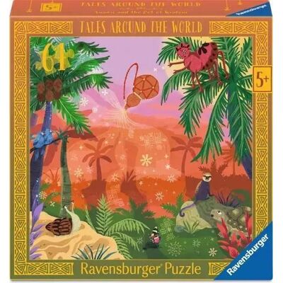 Puzzle Ravensburger Baśnie Afrykańskie 64 Elementy Od 5 Lat Puzzle Ravensburger Baśnie Afrykańskie 64 Elementy Od 5 Lat