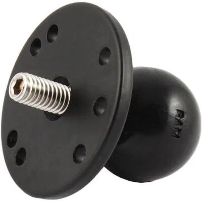 RAM MOUNTS Ram Mount Ram Mount Adapter Okrągła Płytka Do Kamer Gwint 3/8'-16 Kula C 1.5' RAM MOUNTS Ram Mount Ram Mount Adapter Okrągła Płytka Do Kamer Gwint 3/8'-16 Kula C 1.5'