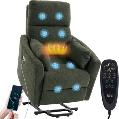 Homcom Relaxsessel Elektrisch Fernsehsessel Mit Aufstehhilfe, Vibrationsmassage Homcom Relaxsessel Elektrisch Fernsehsessel Mit Aufstehhilfe, Vibrationsmassage