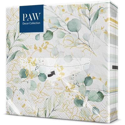 Inny producent Serwetki Papierowe 3-Warstwowe 33x33cm 20 Szt Złoty Eukaliptus Inny producent Serwetki Papierowe 3-Warstwowe 33x33cm 20 Szt Złoty Eukaliptus