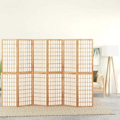 VMP Składany Parawan 6-Panelowy W Stylu Japońskim, 240x170 Cm VMP Składany Parawan 6-Panelowy W Stylu Japońskim, 240x170 Cm