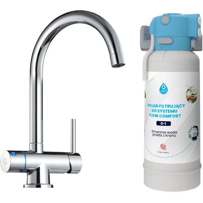 System Filtrujący Dafi Flow Comfort D1 + Bateria Trójdrożna Vito Chrom System Filtrujący Dafi Flow Comfort D1 + Bateria Trójdrożna Vito Chrom