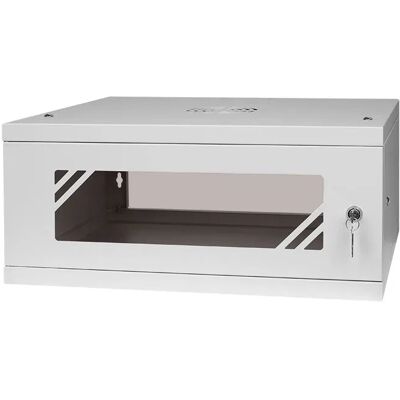 Spacetronik Szafa Rack 19'' 4u 600x450mm Szara Szklane Drzwi Do Sieci Telewizyjnej I Monitoringu Spacetronik Szafa Rack 19'' 4u 600x450mm Szara Szklane Drzwi Do Sieci Telewizyjnej I Monitoringu
