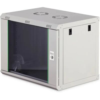 Szafa Sieciowa Wisząca Jednosekcyjna Digitus Dynamic 19' 9u, 600x450, Drzwi Szyba, Szary, Niezmontowana, 60kg Szafa Sieciowa Wisząca Jednosekcyjna Digitus Dynamic 19' 9u, 600x450, Drzwi Szyba, Szary, Niezmontowana, 60kg