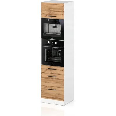 Concordia Szafka Kuchenna Słupek Pod Piekarnik Stojąca 3 Szuflady Dąb Wotan 60cm Concordia Szafka Kuchenna Słupek Pod Piekarnik Stojąca 3 Szuflady Dąb Wotan 60cm