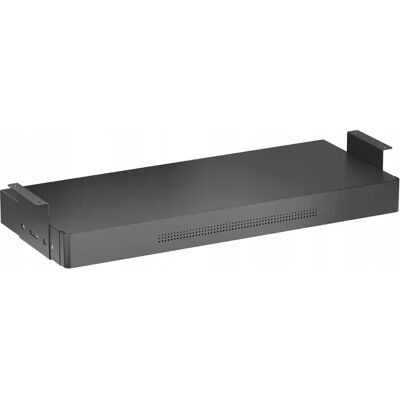 Szuflada Podblatowa Z Portami Usb-A/c 78x30cm Spacetronik Metalowa Czarna Szuflada Podblatowa Z Portami Usb-A/c 78x30cm Spacetronik Metalowa Czarna