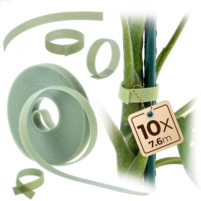 KADAX Taśma Na Rzep Do Roślin 12 Mm X 7,6 M 10 Szt. Do Pomidorów I Pnączy KADAX Taśma Na Rzep Do Roślin 12 Mm X 7,6 M 10 Szt. Do Pomidorów I Pnączy