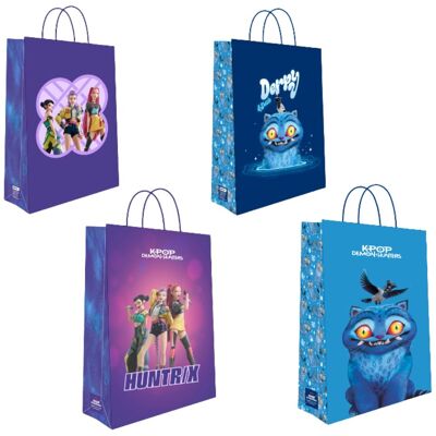 Safta Torebki papierowe KPop Demon Hunters S, mix wzorów, 24 szt. Safta Torebki papierowe KPop Demon Hunters S, mix wzorów, 24 szt.