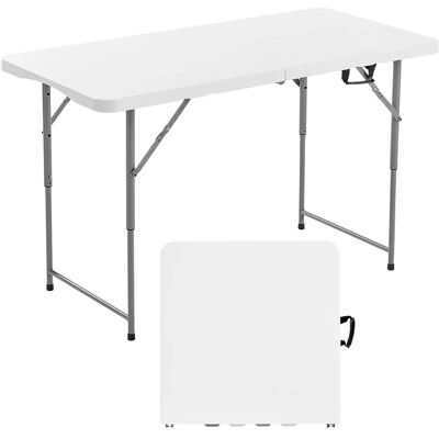 Vevor Składany Stół Bufetowy 122 Cm Mocny Przenośny Na Kemping I Piknik Vevor Składany Stół Bufetowy 122 Cm Mocny Przenośny Na Kemping I Piknik