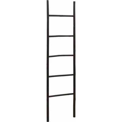 Vidaxl Drabina Na Koc Czarny 50 X 190 Cm Bambus Vidaxl Drabina Na Koc Czarny 50 X 190 Cm Bambus