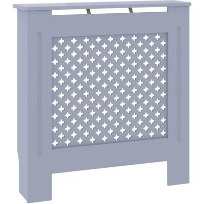 vidaXL MDF Obudowa na grzejnik Szara Szafka Grzejnikowa Grill Mebel Półka vidaXL MDF Obudowa na grzejnik Szara Szafka Grzejnikowa Grill Mebel Półka