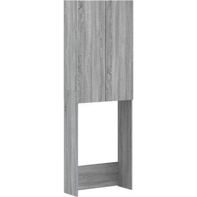 Vidaxl Szafka Toaletowa Arnhem Szary Sonoma 66 X 25,5 X 190 Cm Vidaxl Szafka Toaletowa Arnhem Szary Sonoma 66 X 25,5 X 190 Cm