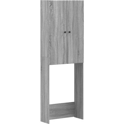 Vidaxl Szafka Toaletowa Breda Szary Sonoma 66 X 25,5 X 190 Cm Vidaxl Szafka Toaletowa Breda Szary Sonoma 66 X 25,5 X 190 Cm