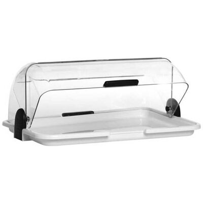 Witrynka Do Ekspozycji Potraw Z Pokrywą Rolltop Pojedyncza - Hendi 871706 Witrynka Do Ekspozycji Potraw Z Pokrywą Rolltop Pojedyncza - Hendi 871706