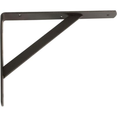AMIG Wspornik Półki Ściennej 500x325 Mm Czarny, Stalowy, Do 185 Kg AMIG Wspornik Półki Ściennej 500x325 Mm Czarny, Stalowy, Do 185 Kg