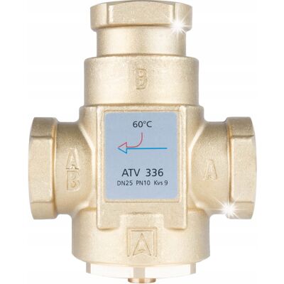 ZAWÓR TEMPERATUROWY OCHRONY POWROTU KOTŁA ATV 336 DN25 1 60°C 9m³/h AFRISO ZAWÓR TEMPERATUROWY OCHRONY POWROTU KOTŁA ATV 336 DN25 1 60°C 9m³/h AFRISO