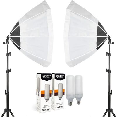 CineGEN Zestaw Lamp Ambilux™ Softbox 60cm 85w Led CineGEN Zestaw Lamp Ambilux™ Softbox 60cm 85w Led