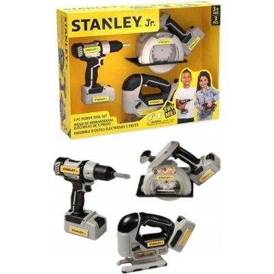Zestaw narzędzi Stanley Jr. 3szt dla dzieci 3+ na baterie kreatywna zabawa Zestaw narzędzi Stanley Jr. 3szt dla dzieci 3+ na baterie kreatywna zabawa