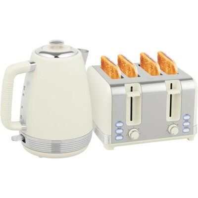Zestaw Śniadaniowy Homcom Kettle Toaster Ze Stali Nierdzewnej Z Tosterem Na 4 Kromki, Czajnikiem 1,7 L, Mocą 2200 W, 7 Poziomami Opiekania, Tacką Na.. Zestaw Śniadaniowy Homcom Kettle Toaster Ze Stali Nierdzewnej Z Tosterem Na 4 Kromki, Czajnikiem 1,7 L, Mocą 2200 W, 7 Poziomami Opiekania, Tacką Na..