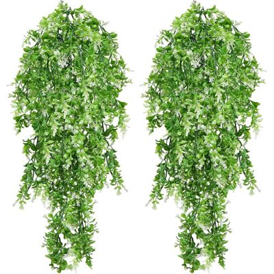 Inny producent CATEL 2 sztuki sztucznych roślin wiszących, sztuczne rośliny wiszące z plastiku, sztuczne rośliny wiszące do użytku wewnątrz i na zewnątrz, do balko.. Inny producent CATEL 2 sztuki sztucznych roślin wiszących, sztuczne rośliny wiszące z plastiku, sztuczne rośliny wiszące do użytku wewnątrz i na zewnątrz, do balko..