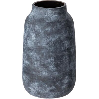 Inny producent Ceramiczny Wazon na Kwiaty Rustykalny Dekoracyjny Granatowy 16,5 x 28 cm Inny producent Ceramiczny Wazon na Kwiaty Rustykalny Dekoracyjny Granatowy 16,5 x 28 cm
