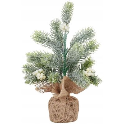 VILLA ITALIA Choinka ośnieżona 30 cm w worku jutowym VILLA ITALIA Choinka ośnieżona 30 cm w worku jutowym