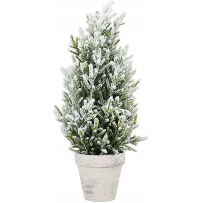 VILLA ITALIA Choinka ośnieżona 50 cm w doniczce VILLA ITALIA Choinka ośnieżona 50 cm w doniczce