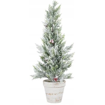 VILLA ITALIA Choinka ośnieżona 58 cm w doniczce VILLA ITALIA Choinka ośnieżona 58 cm w doniczce
