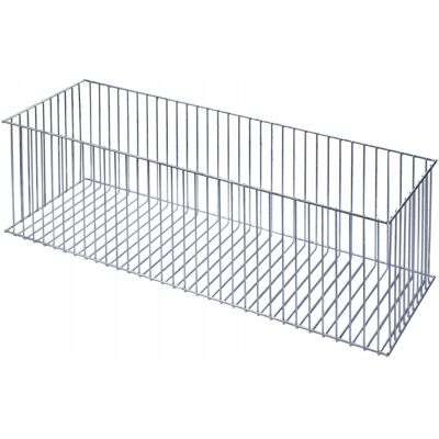 KADAX DONICA GABIONOWA OSŁONKA GABION STAL NA KWIATY KAMIEŃ OGRODOWA DRUT 98 cm KADAX DONICA GABIONOWA OSŁONKA GABION STAL NA KWIATY KAMIEŃ OGRODOWA DRUT 98 cm