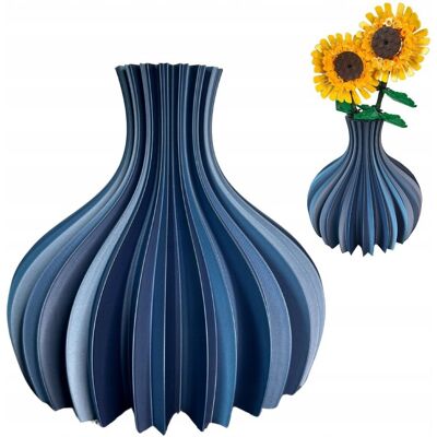 Rio DOVE – metaliczny kobalt wazon 3D Forge kompatybilny z LEGO® Botanicals Rio DOVE – metaliczny kobalt wazon 3D Forge kompatybilny z LEGO® Botanicals
